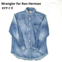 Wrangler Ron Herman カットオフ デニム シャツ XS - メルカリ