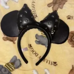 スタッズ付きミニーマウス耳カチューシャ