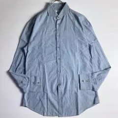 美品 BRUNELLO CUCINELLI イタリア製 コットンシャツ L 水色のサムネイル