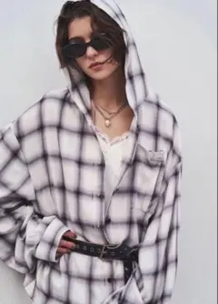JOSEMOON HOODIE CHECK SHIRTのサムネイル