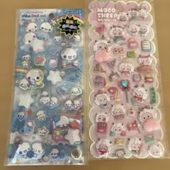 あわわちゃん　蓄光ぷにぷにシール&MOCO SHEEPおしりシール