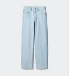 UNIQLO ストレートジーンズ WOMEN 23 62 BLUE