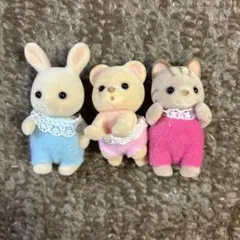 シルバニアファミリー 赤ちゃん人形３体セット