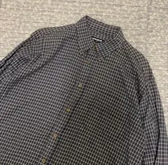 90s old uniqlo チェックシャツ ネルシャツ XL