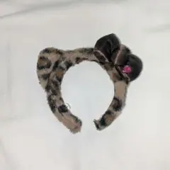 ヒョウ柄 キティカチューシャ USJ