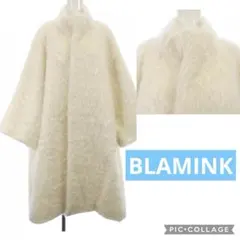定価25.3万円☆BLAMINK ブラミンク ウールダブル2ボタンロングコート