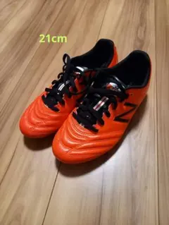 New Balance☆サッカー☆スパイク☆オレンジ☆21cm