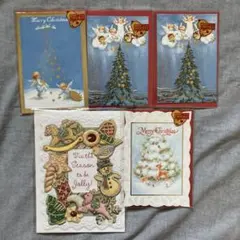 クリスマスカード 5枚セット