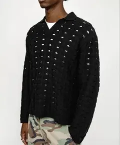 STUSSY 24SS オープンニットカラー セーターのサムネイル
