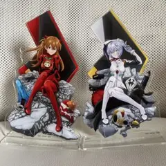 エヴァンゲリオン アクリルスタンド 2体セット(アスカ・綾波レイ)
