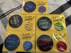 【新品未開封】嵐 Are You Happy? 会場限定 缶バッジ 5種セットのサムネイル