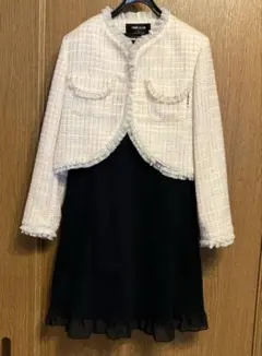キッズCOMME CA ISM ツイードジャケット ワンピーススーツ