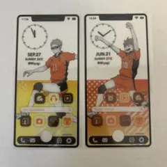 ハイキュー 月島蛍 日向翔陽 スマホライクカード Vol.2セット