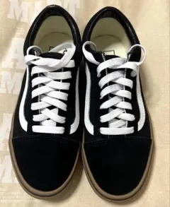 【ほぼ未使用】VANS オールドスクール 黒 22.5cm バンズ スニーカーのサムネイル