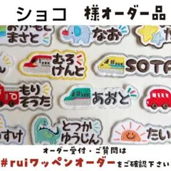 ショコさま★【М0279】ハンドメイド/アイロン刺繍ワッペン