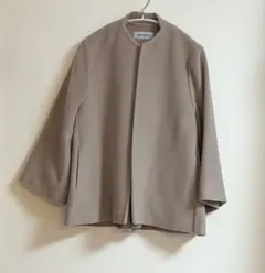 こぐま様専用 BROOCH ウールコート(ピンクベージュ )