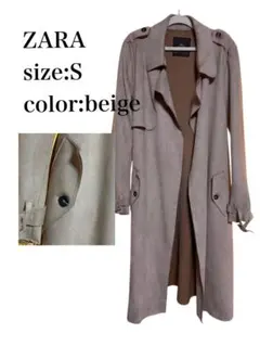 ZARA ベージュ トレンチコート Sサイズ　春服
