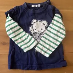 familiar 長袖カットソー 90cm ネイビー