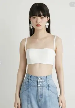 6/29取下　新品 リリーブラウン ストラップレスブラ チューブトップ バンドゥ