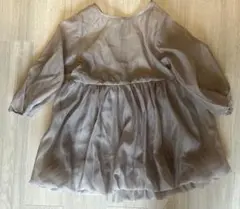 前後2WAYのオーガンジーのバルーンブルゾン