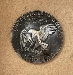 アメリカ　アイゼンハワー１ドル コンチョ 1974 イーグル