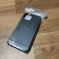 iPhoneケース 15 収納型 カード 衝撃吸収 紺色