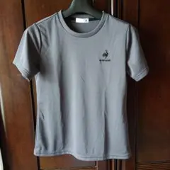 ルコックスポルティフ グレー ドライTシャツ M