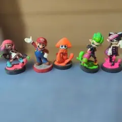 アミーボ スプラトゥーン マリオ 5個セット