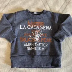 ベビー長袖トレーナー 裏毛　スウェット　サイズ80