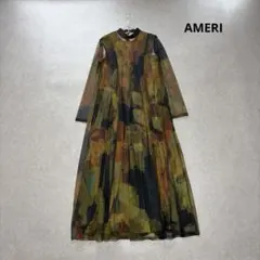 AMERI♡UND GYPSUM ART DRESS カーキ Mサイズのサムネイル