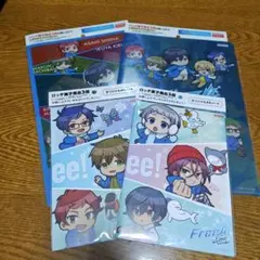 【Free! FSマンチョコ2 】イオン ノート2種+クリアファイル2種