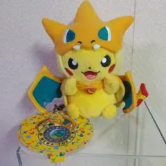 ポケモンセンター メガトウキヨ― メガリザードンYのポンチョを着たピカチュウ