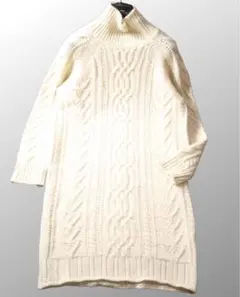 専用　MaxMara 最高級白タグ カシミヤブレンド ニットワンピース