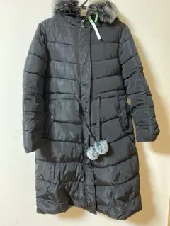 ダウンジャケット　ブラック　ロング　冬　アウター