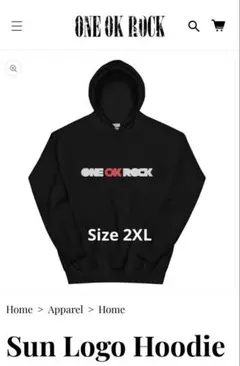 【海外限定版】【新品未開封・正規品】ONEOKROCK スカルロゴ フーディー 海外限定版】【新品未開封・正規品】ONEOKROCK スカルロゴ フーディー