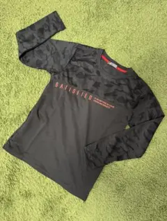 カモフラージュ柄 長袖カットソー