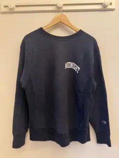 Champion リバースウィーブ スウェット ネイビー L バックプリント
