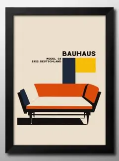15242■ポスター アート 絵画『BAUHAUS　バウハウス』A3 マット紙