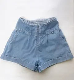 WEGO ハイウエスト デニムショートパンツ Mサイズのサムネイル