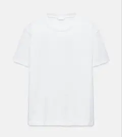 zara ベーシックコットンTシャツ