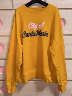 RODEO CROWNS イエロー スウェット トレーナー うさぎ