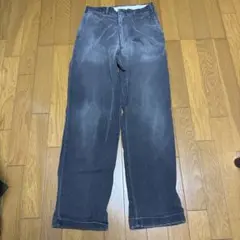 50s vintage work pants ワークパンツ フェード ブラック - メルカリ