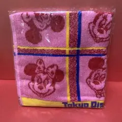 東京ディズニーランド　ハンドタオル　レトロ