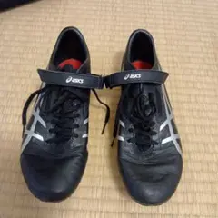asics スパイクシューズ 25.0cm ブラック