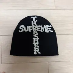 Supreme Thrasher ニット帽 ビーニー ブラックのサムネイル
