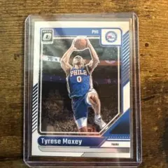 Tyrese Maxey Donruss Optic Base Card