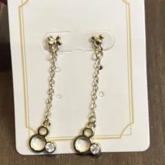 【新品未使用】Disneyミッキーミニーピアス　（ディズニーピアス）
