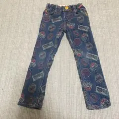 DADDY OH DADDYキッズ110cm長ズボン　デニム　総柄　ロングパンツ