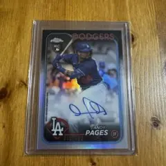 /499 Andy Pages Topps Chrome auto