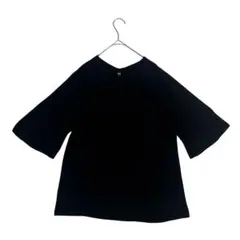 UNIQLO（ユニクロ）3Dコットンセーター　半袖 Vネック L